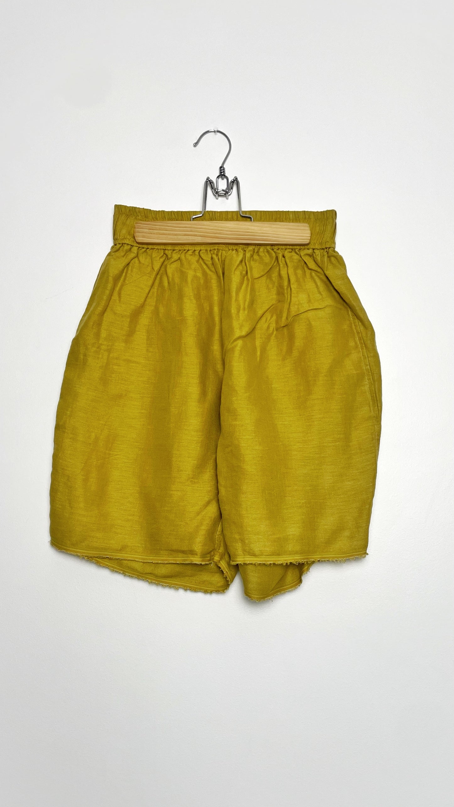 Golden Linen Shorts